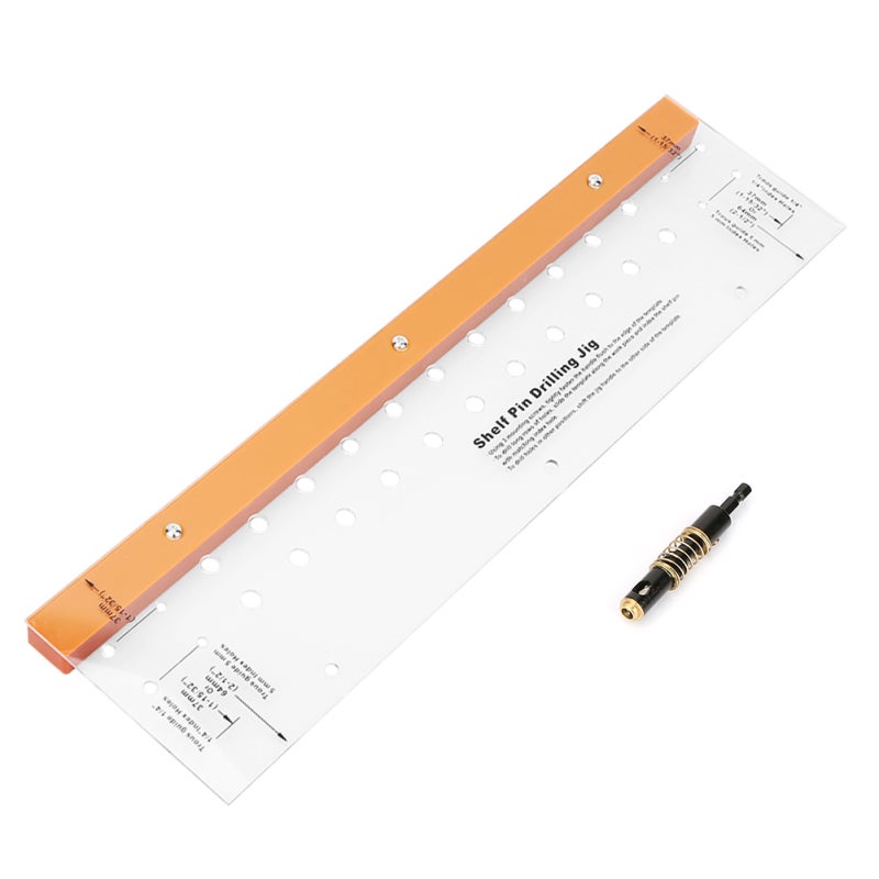 PORTER CABLE Drill Guide: High-quality Wear-resistant Material, Equal Spacing Hole Drilling - Easy To Operate Woodworking Tool for Furniture Factories and Woodworking Enthusiasts - Image 2