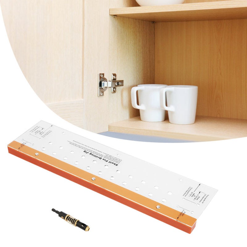 PORTER CABLE Drill Guide: High-quality Wear-resistant Material, Equal Spacing Hole Drilling - Easy To Operate Woodworking Tool for Furniture Factories and Woodworking Enthusiasts - Image 1