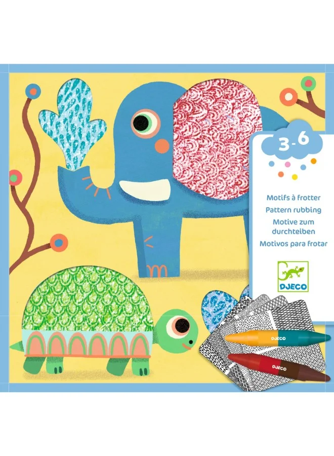 DJECO Pattern Rubbing - Magali'S Friends