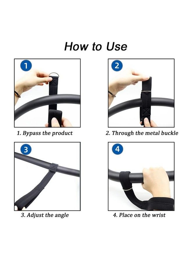 SYOOY 2 Pack Baby Stroller Safety Wrist Strap Adjustable Pram Wheelchair Hand Leash Black Retractable Hands Free Dog Leash Short Rope Safety Belt For Hilly City Street Walking  - Image 5