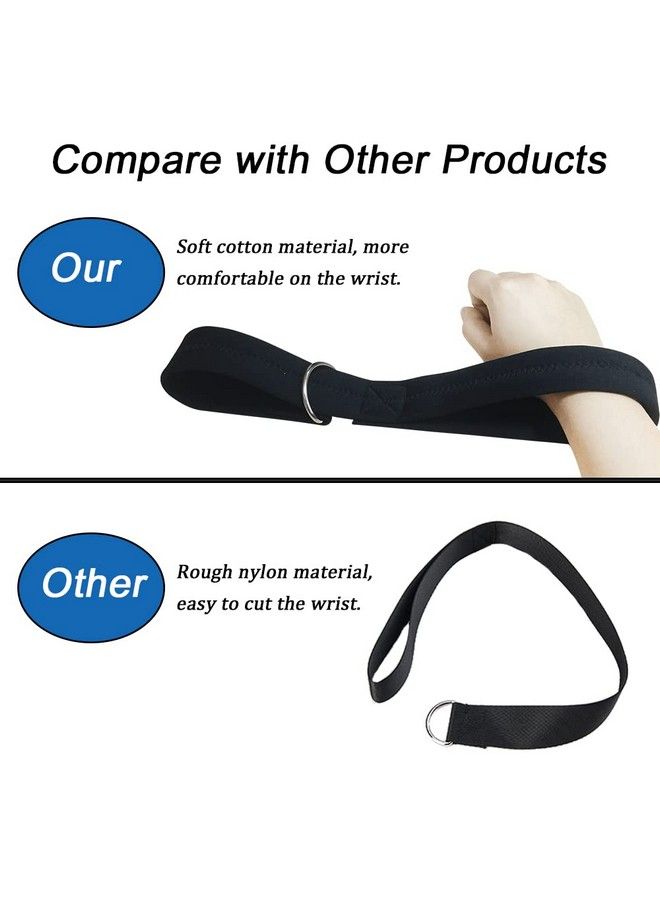 SYOOY 2 Pack Baby Stroller Safety Wrist Strap Adjustable Pram Wheelchair Hand Leash Black Retractable Hands Free Dog Leash Short Rope Safety Belt For Hilly City Street Walking  - Image 4