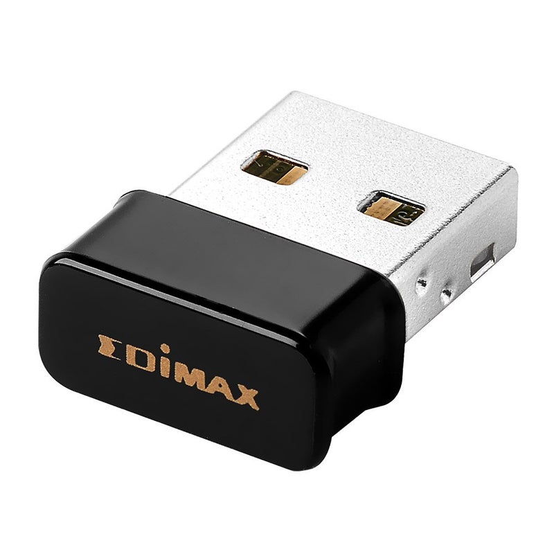 Edimax 2-in-1 Wi-Fi 4 802.11n N150 + Bluetooth Low Energy (BLE) 4.0 Combination Adapter for PC, Wireless Nano USB Adapter Dongle, 150Mbps, Windows 11 Plug-n-Play, EW-7611ULB *Check Out V2 for BT 4.2 - Image 1