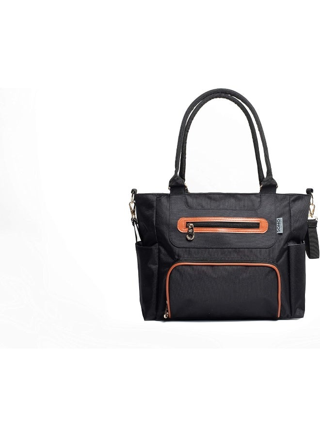 SoHo Designs SoHo Grand Central Station Diaper Bag (Black) - Image 2