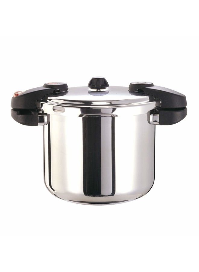 Buffalo 7.6 LitersNone Buffalo Stainless Steel Pressure Cooker QCP408 QP408 QCP408 - Image 1