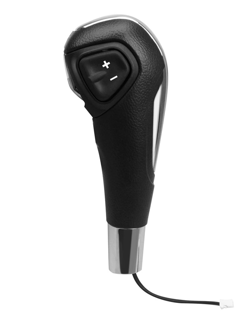 ULZOZN Automatic Transmission Gear Shift Knob Fit for Chevrolet Trax 2013-2017 Sonic 2012-2017, Handle Shift Lever Gear Shifter Knob with Button Replace 95179700, Chrome - Image 1