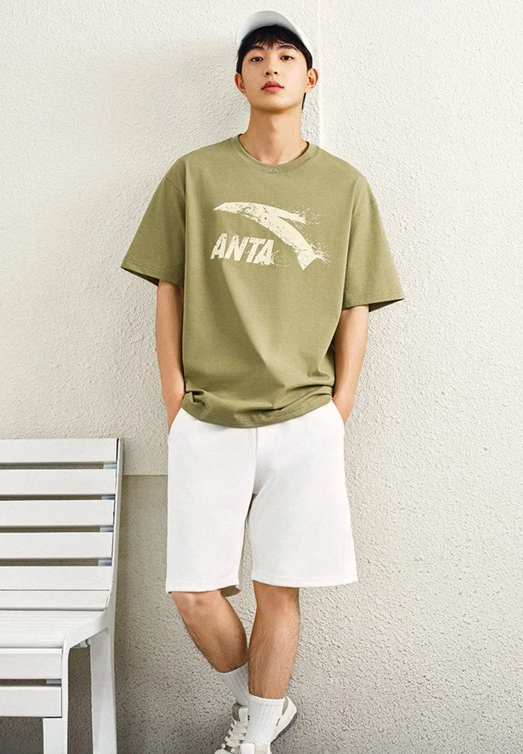 ANTA Classic Knit T-Shirt/3A Antibacterial Tech · IceCool Comfort · Effortless Everyday Style