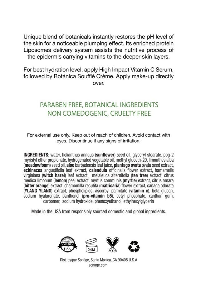 SONAGE Botanica Souffle Cream | Lightweight, Nourishing Daily Moisturizer | Improves Natural Hydration & Restores Skin Barrier - Image 5