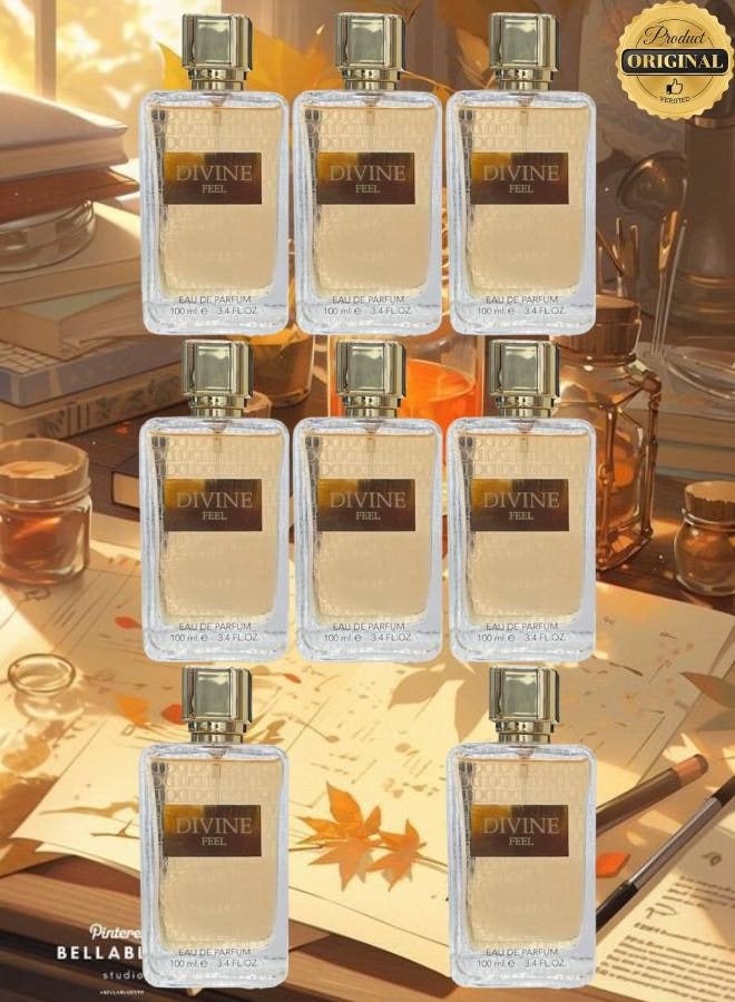 Divine 8 Pieces Divine Feel Perfume 100ML - Image 1
