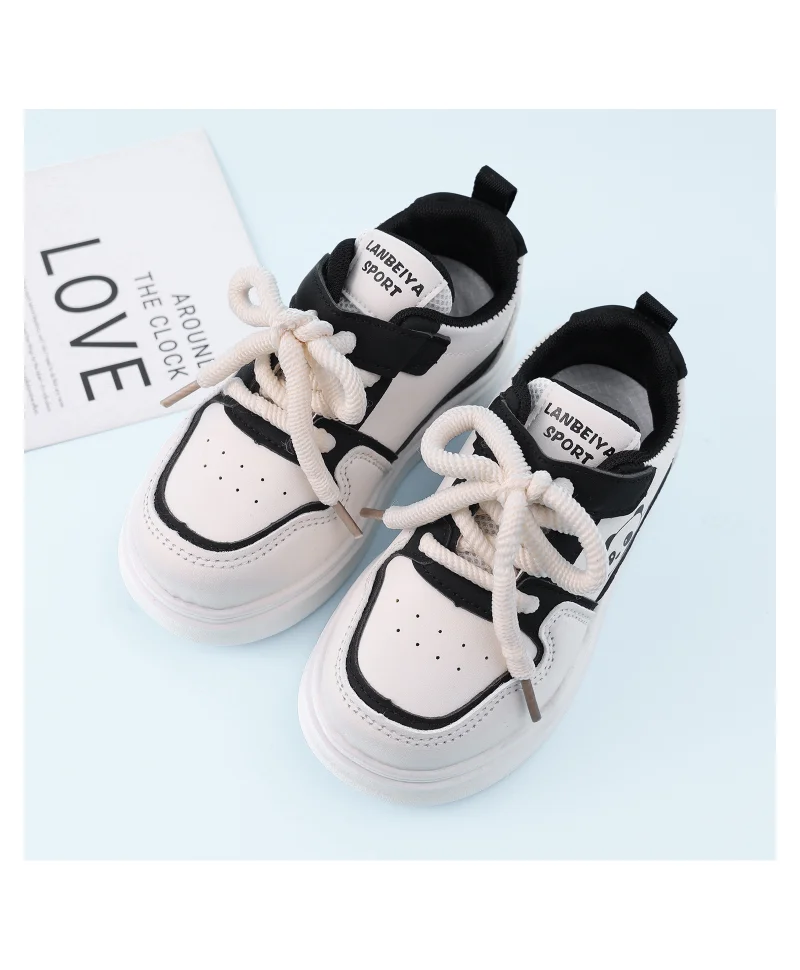 Mark & Mia Mark & Mia Panda Print Velcro Closure Casual Shoes - Black & White