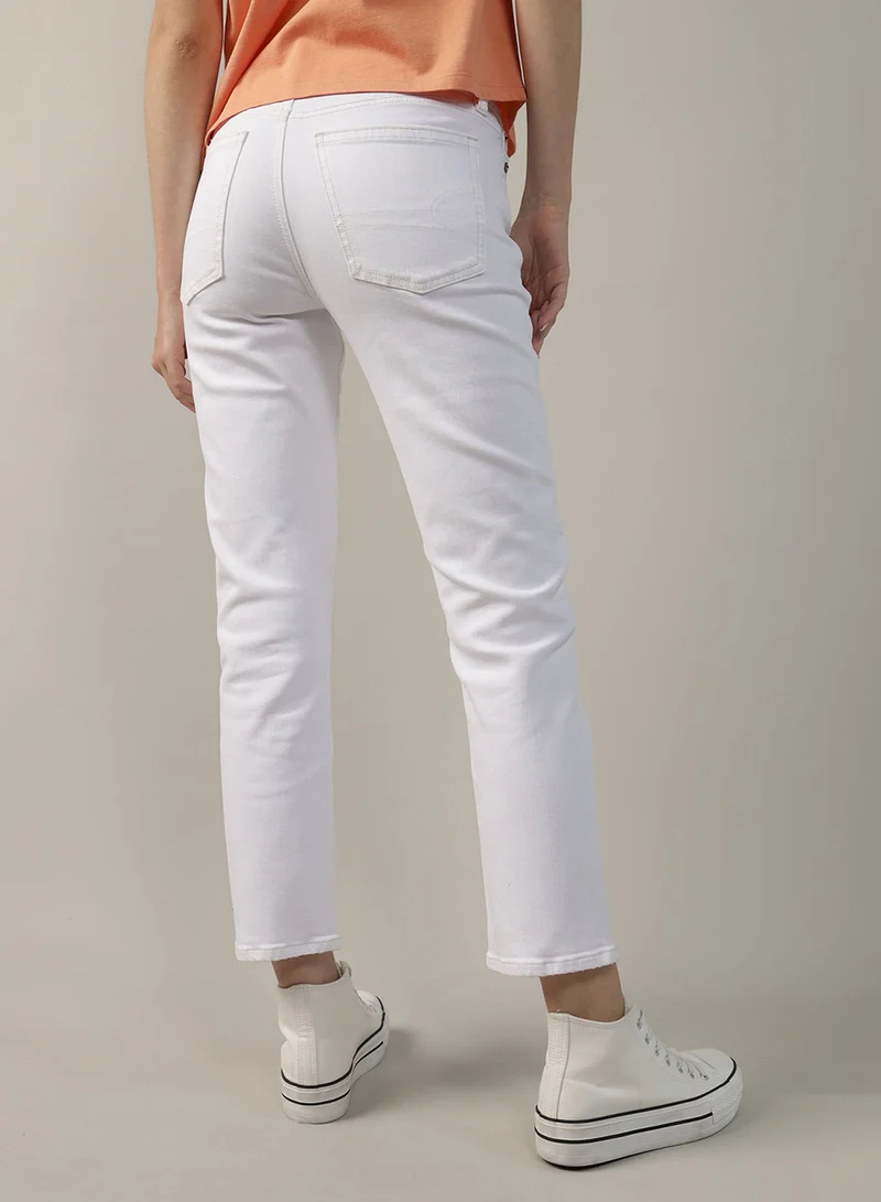 امريكان ايجل High Waist Straight Jeans