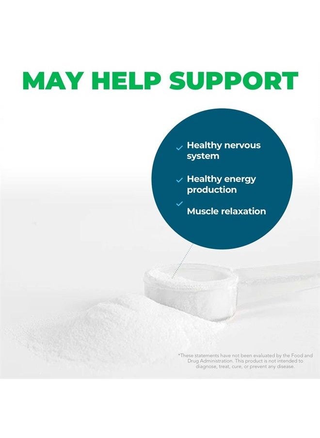 Seeking Health - Magnesium Malate Powder, 500 mg Dimagnesium Malate Supplement to Support Sleep and Balanced Mood, High-Absorption Chelated Magnesium, Vegan and Vegetarian (100 Servings) - Image 1