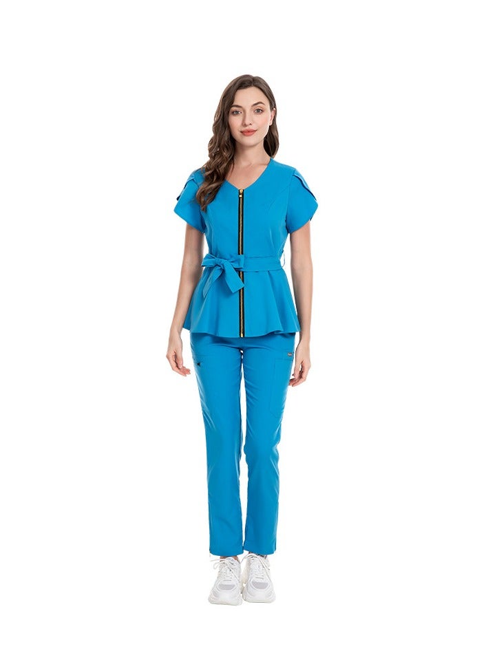 KUYING New V-neck Split Style Medical Work Uniform  - Image 1