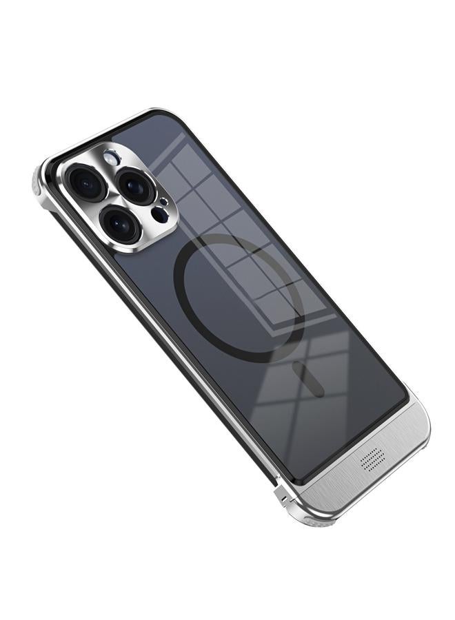 S-TOP Case For iPhone 15 Pro Max Metal Scissor Design Aroma MagSafe Phone Case - Image 1