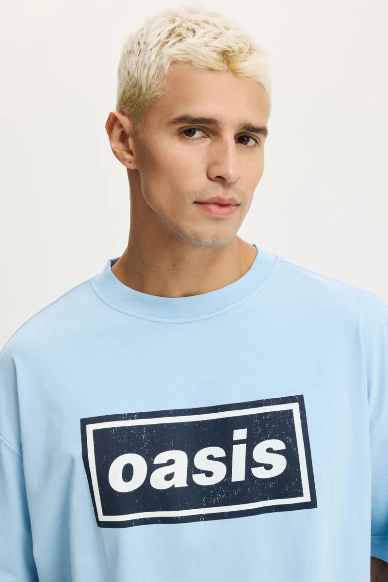 Cotton On Box Fit Premium Music T-Shirt