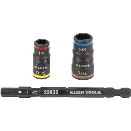 Klein Tools مجموعة أدوات كلاين 85515HD المكونة من 3 قطع، مفتاح ربط صغير، سائق متعدد الاستخدامات 12 في 1 ومجموعة مفاتيح SAE 5 في 1، أدوات للمساحات الضيقة - Image 4