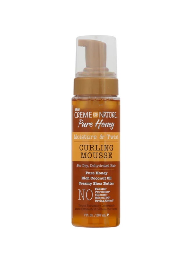 Creme of Nature Pure Honey Moisture And Twist Curling Mousse 207 ML