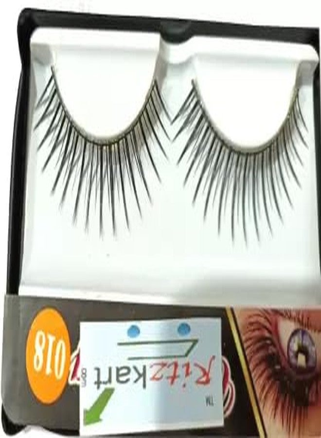 Ritzkart "Enhance Your Look with 1 Pair of Natural Sparse Cross Eye Lashes - Style 018'' - Image 3