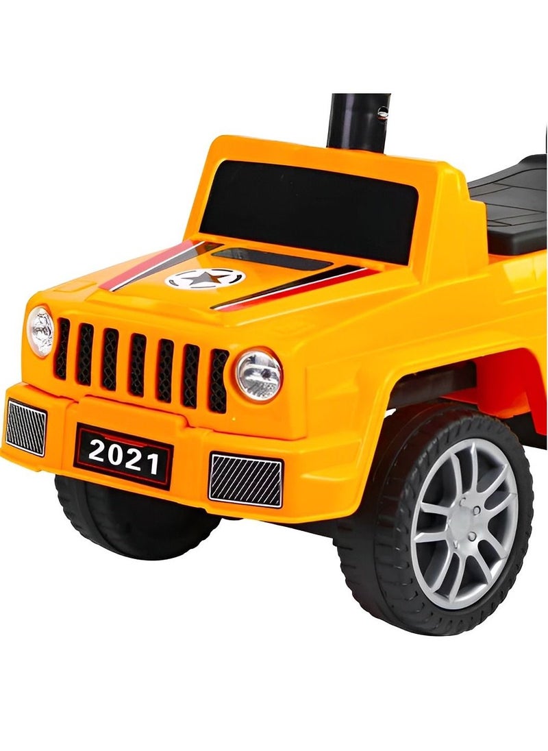 Generic - Plastic Ride-On Baby Toy Jeep - Kids Push Car Toy with Steering Wheel - Durable and Safe Outdoor & Indoor Play Vehicle - Image 1