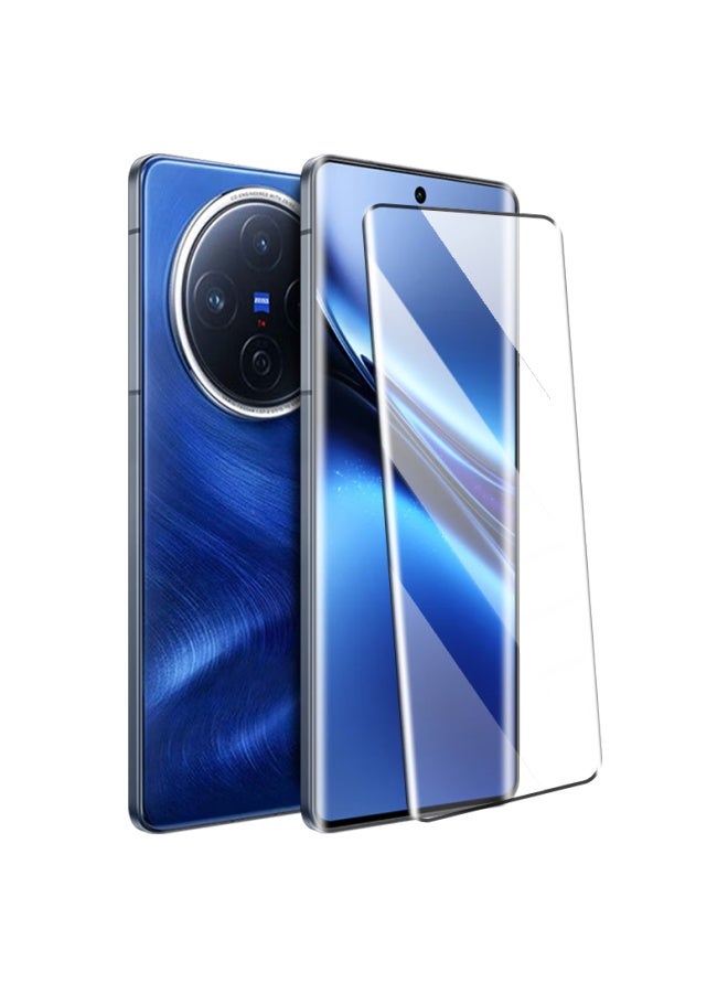 Smorss Tempered Glass Screen Protector For Vivo X200pro, Curved Screen Full Coverage Hd Anti-drop Anti-fingerprint Film + Film Applicator