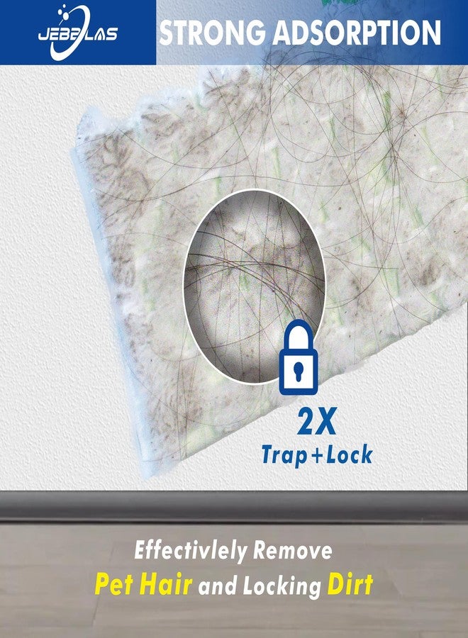 JEBBLAS XL Pet Dry Sweeping Cloth Refills Heavy Duty Mop Pads Multi Surface Refills for Floor Mopping and Cleaning,Disposable Sweeping Cloth for XL Sweeper, Pack of 60 Pcs - Image 3