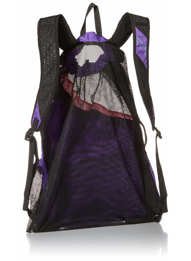 TYR Elite Team Mesh Backpack, Pink/Purple, one Size - Image 2