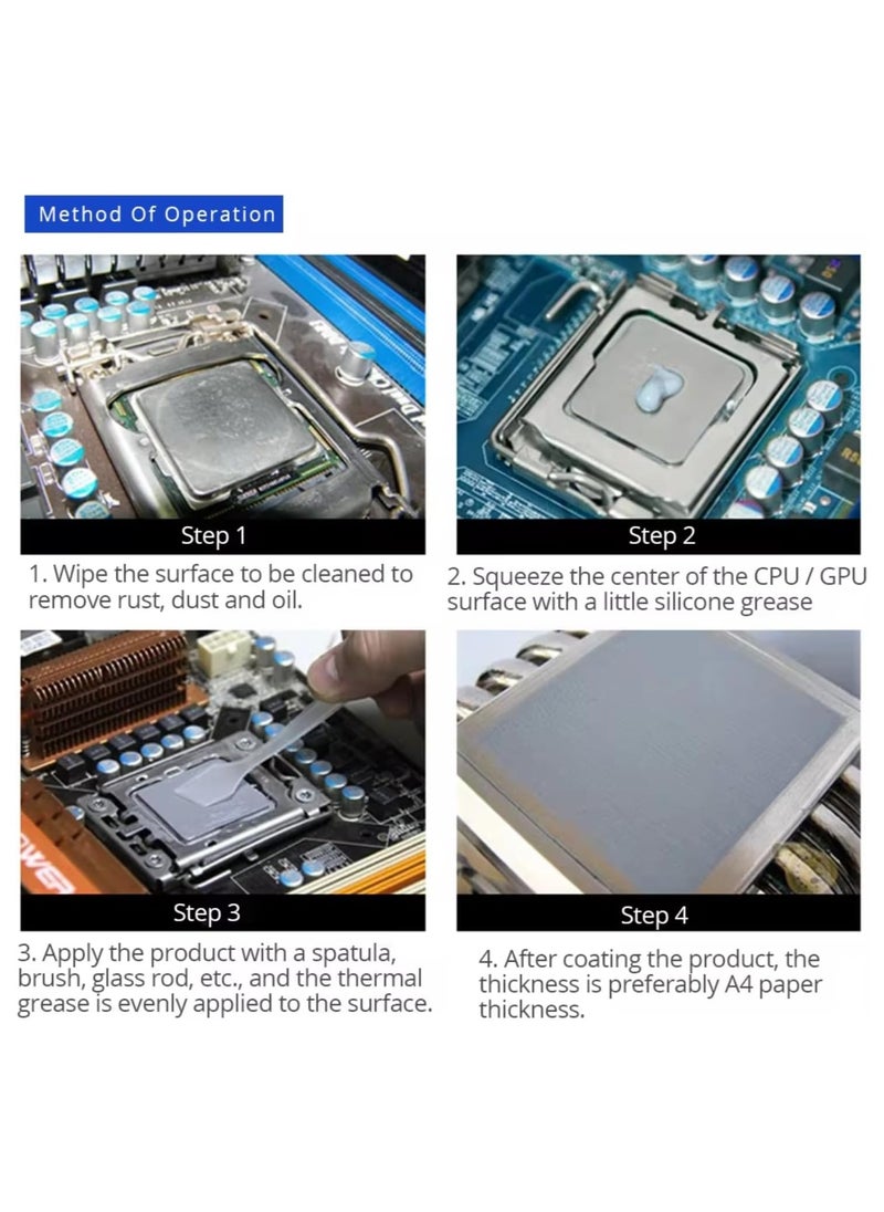 SOLDOUT 10g HY510 CPU Thermal Grease Compound HY 510 HY-510 Heat Conductive Silicone Paste  - Image 4
