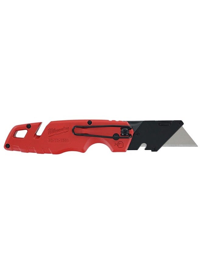 Milwaukee 48-22-1501 Fastback Folding Utility Knife with Wire Stripper, Gut Hook, and Quick Blade Change - Image 1