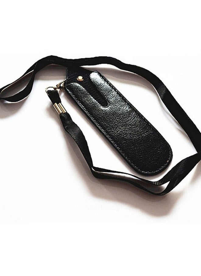 Faux Leather Pouch Case Necklace Lanyard - Black - pzsku/Z71173C787BDFCF82E89FZ/45/_/1735566734/1b5a3a6f-cbfb-4474-b74a-12532f254e4d