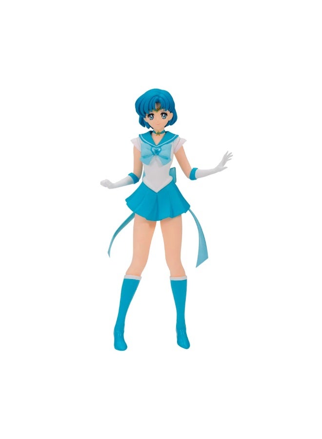 Bandai Pretty Guardian Sailor Moon Eternal The Movie Super Sailor Mercury Ver.B Glitter & Glamours Figure by Banpresto 