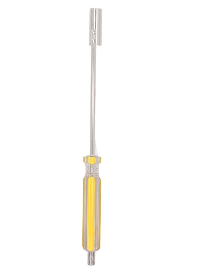F-head screwdriver, video array insertion tool F-head puller, booster F-head screwdriver, yellow with tail - Image 1