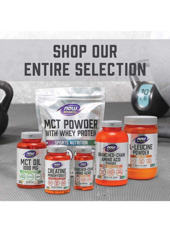 now Sports Nutrition, Branched Chain Amino Acids, With Leucine, Isoleucine and Valine, 120 Veg Capsules - Image 5