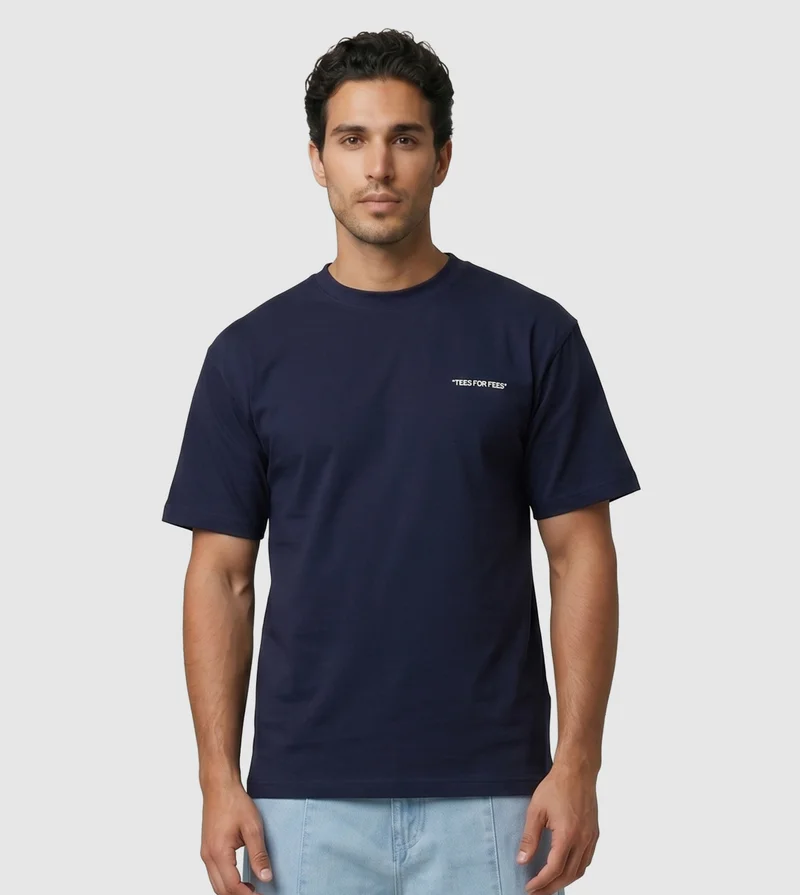 إف5 SHORT SLEEVE T-SHIRT -NAVY BLUE