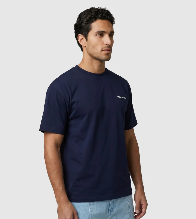 إف5 SHORT SLEEVE T-SHIRT -NAVY BLUE