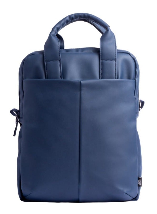 ايه ار سابلاي AR Hybrid Bag من Arij Bags | شنطة متعددة الاستخدام للجنسين بخامة مقاومة للمياه، 3 طرق للحمل، جيب لابتوب وتابلت، مساحة واسعة للاستخدام اليومي والسفر (40 × 30 × 10 سم) (كحلي) - Image 1
