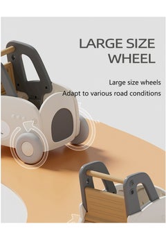 Arabest Baby Shopping Cart Push and Pull Baby Stroller 2in1 Toddler Learning Walker Toy Storage Chest Shopping Cart and Doll Stroller  - Image 4