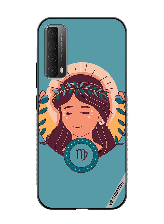 VR CREATIVE Protective Case Cover For Huawei Y7a Virgin Zodiac Signs Design Multicolour - Image 1