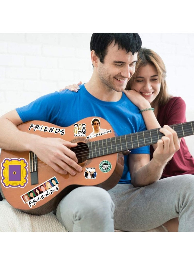 عام الأصدقاء التلفزيون تظهر المشجعين مقاوم للماء الفينيل سكيت الغيتار السفر حالة ملصقات 100 قطع - Image 4