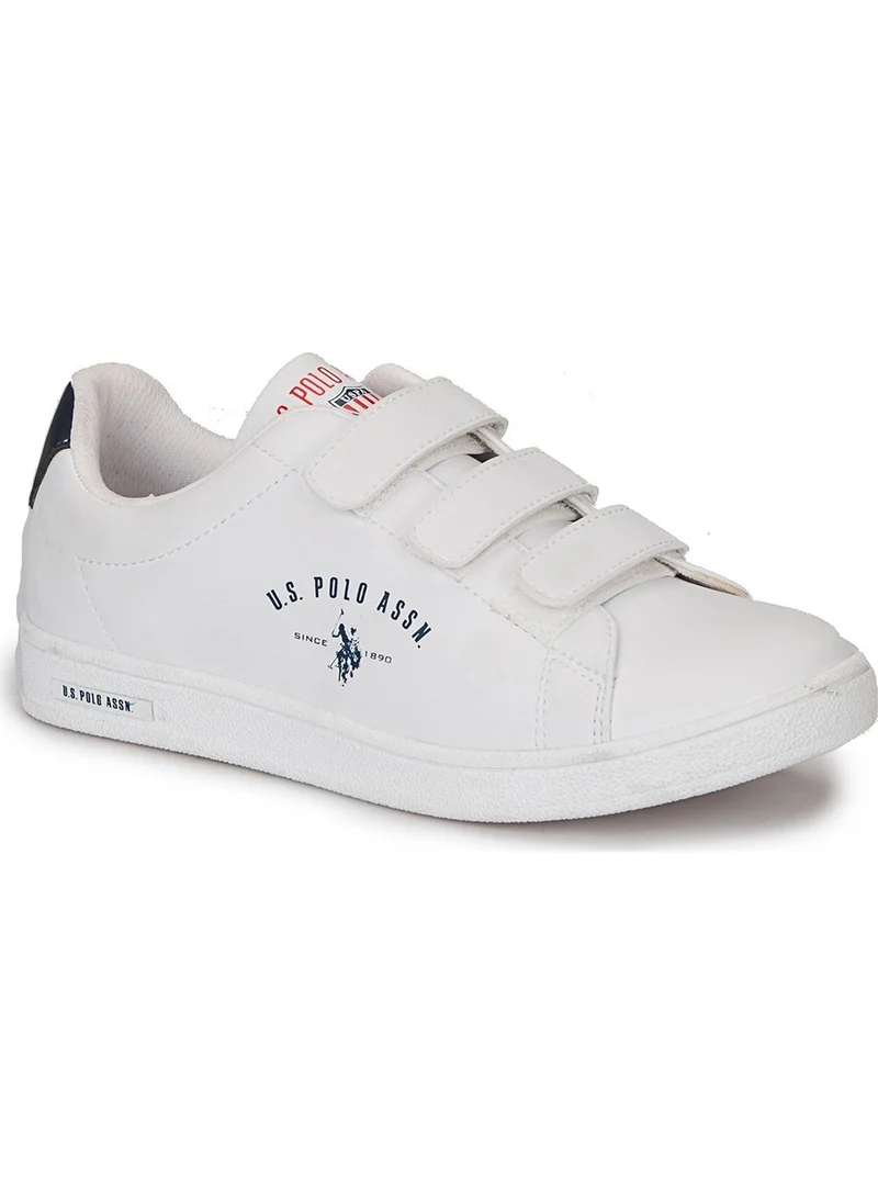 U.S. Polo Assn. Singer White Women's Velcro Shoes