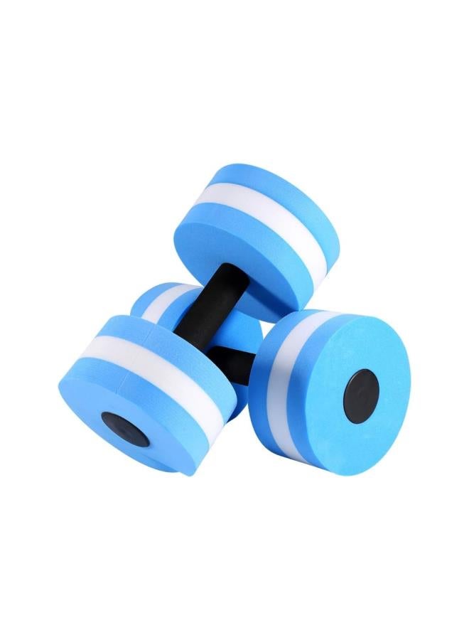silvercnc Aquatic Exercise Dumbbells, 2Pcs EVA Water Aerobics Dumbbelltic Barbell Fitness Swimming Pool Exercise for Water Weight, Soft Padded, Water Aerobics, Therapy, Pool Fitness  - Image 1