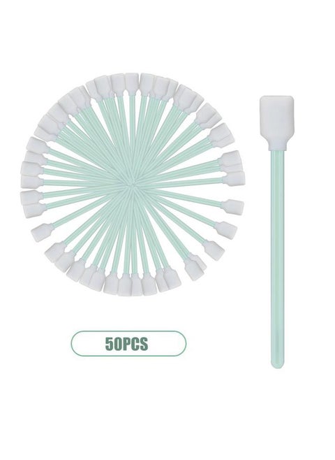50pcs Anti static Foam Cleaning Swabs For Printer Disk Lens
