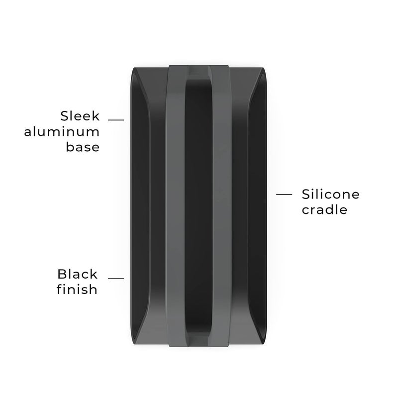 HumanCentric حامل لابتوب عمودي من هيومن سنترك لماك بوك، متوافق مع حامل ماك بوك برو، حامل ماك بوك إير، حامل لابتوب لطاولة لابتوب أبل، حامل لابتوب عمودي من الألمنيوم، حامل ماك بوك أسود - Image 4