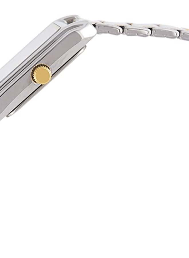 كاسيو ساعة يد بعقارب وسوار من الإستانلس ستيل طراز LTP1235SG-7A - مقاس 21 مم - فضي/ذهبي نساء - Image 4
