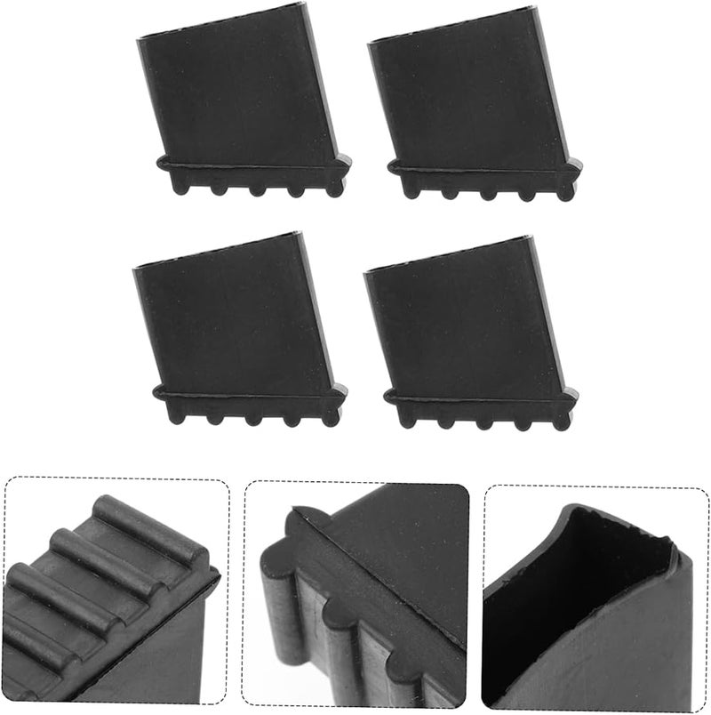 4Pcs Black Ladder Feet Protectors Non Skid Pads For Household And Industrial Use - Image 3