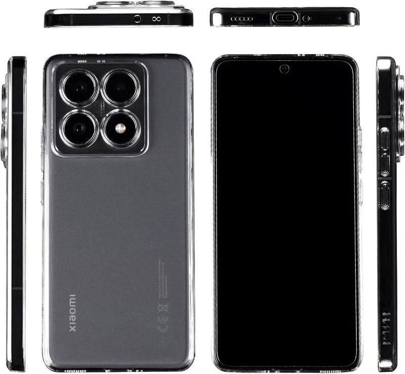 Ibywind Case For Xiaomi 14T Pro 5G, With 1 Pc Case And 1 Tempered Glass Screen Protector Transparent, Camera Protection, Anti-Yellowing - Image 3