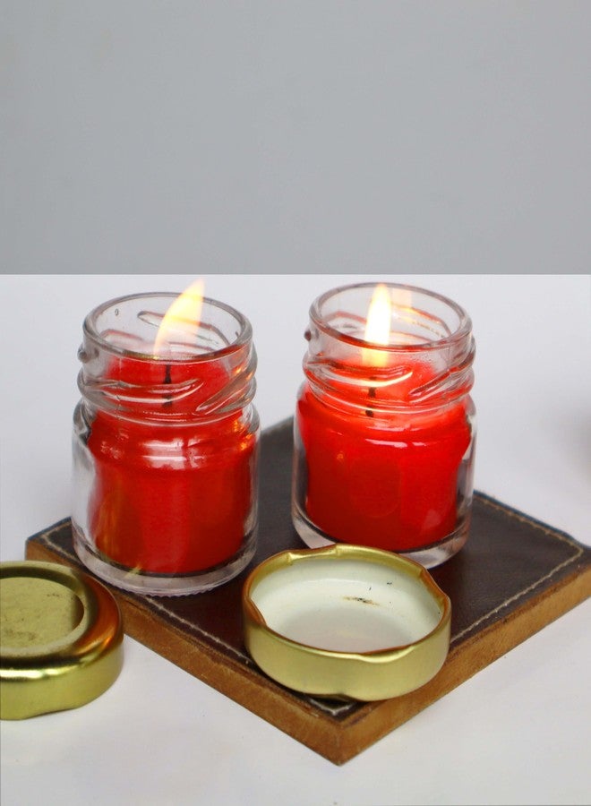 بيور سورس انديا شمعة معطرة من بيور سورس إنديا، عبوة صغيرة 20 غرام - شمع طبيعي - مثالية للسفر، والإهداء، والمنتجعات الصحية، وغرفة النوم (برائحة الماندرين) - Image 5