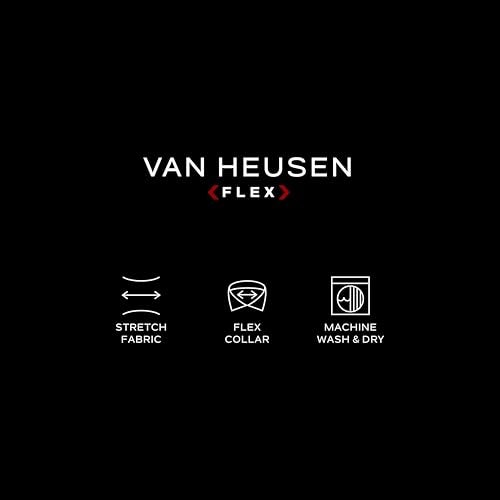 Van Heusen mens Regular Fit Flex Collar Stretch Solid Dress Shirt, Grey Mist, 16.5 Neck 32 -33 Sleeve US - Image 5