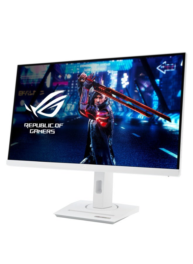 ASUS ROG Strix XG27ACS-W 27” QHD (2560×1440) Fast IPS Gaming Monitor, 180Hz Refresh Rate, 1ms GTG, 97% DCI-P3, DisplayHDR 400, G-Sync Compatible, ELMB Sync, USB-C DP Alt Mode, DisplayPort 1.4, HDMI 2.0, Ergonomic Stand, Eye Care, White | 90LM09Q2-B011A0 White - Image 3