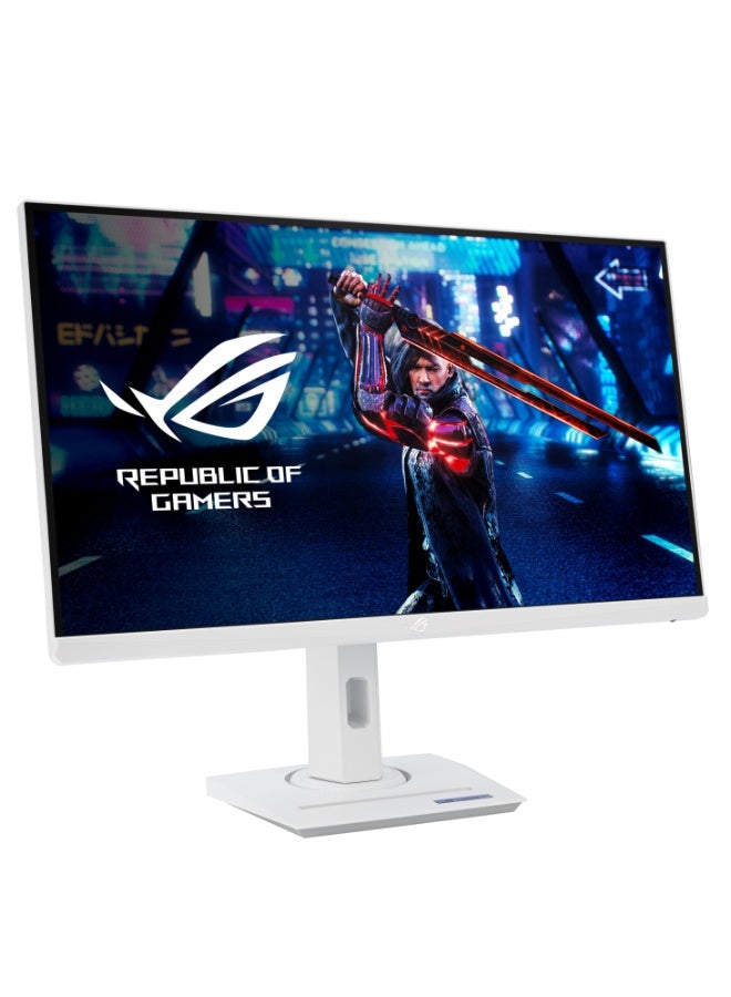 ASUS ROG Strix XG27ACS-W 27” QHD (2560×1440) Fast IPS Gaming Monitor, 180Hz Refresh Rate, 1ms GTG, 97% DCI-P3, DisplayHDR 400, G-Sync Compatible, ELMB Sync, USB-C DP Alt Mode, DisplayPort 1.4, HDMI 2.0, Ergonomic Stand, Eye Care, White | 90LM09Q2-B011A0 White - Image 4