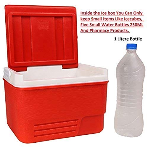 Dhruheer Strong Heavy Food Grade Plastic 14 Litter Insulated Ice Storage Box Chiller Ice Pack With Carry Handle For Easy Carry Access For Picnic Sport Adventure Travel Home - Image 5