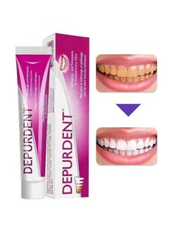DEPURDENT Clean and Polish Toothpaste 50 ml,  Clean and Polish Paste for Teeth Cleaning, Removes Dental Plaque and Tea Stains, Solve Teeth Discoloration Question, Tooth Whitening Toothpaste  - Image 1